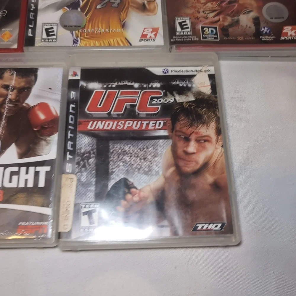UFC Undisputed 2009, Gran Turismo 5, Fight Night Rnd 3, Nba 2k10 & 12, PS3 Games